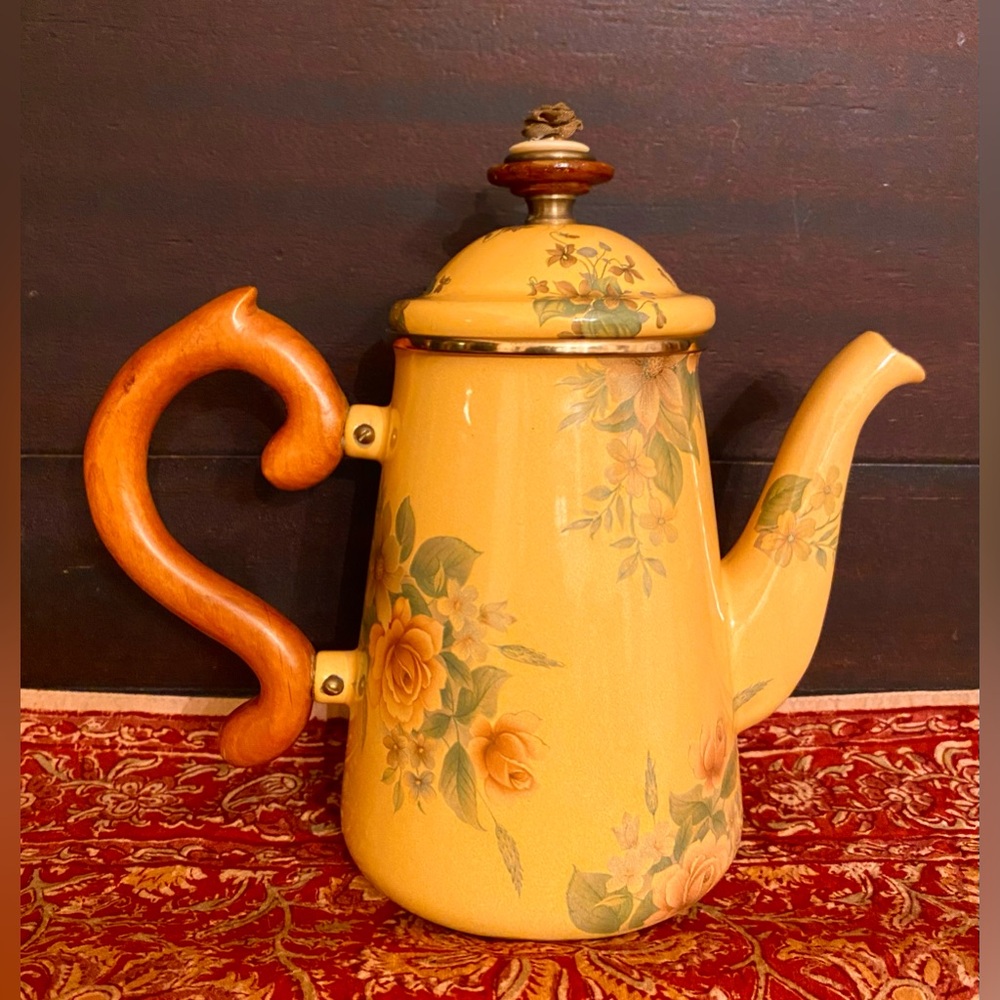 Mackenzie Childs 4Pc Stacked Coffee / Tea Set - Picture 6 of 10